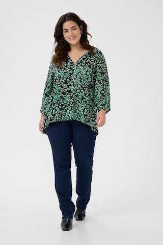 KAFFE CURVE - Blusa 'KCJanni' em verde