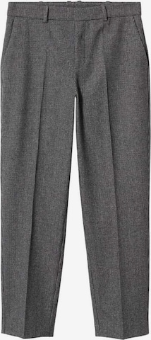 MANGO Regular Pleated Pants 'Anna' in Grey: front