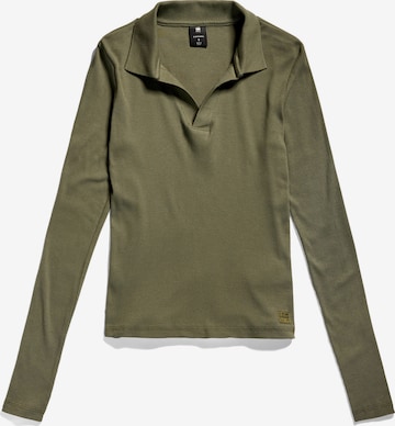 T-shirt G-Star RAW en vert : devant