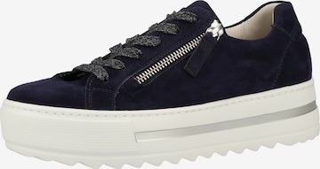 GABOR Sneakers laag in Blauw: voorkant