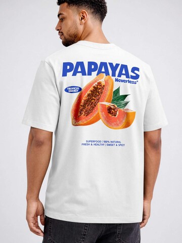 Neverless Shirt 'Papaya'‌‌‌‌‌‌‌‌‌‌ in Weiß