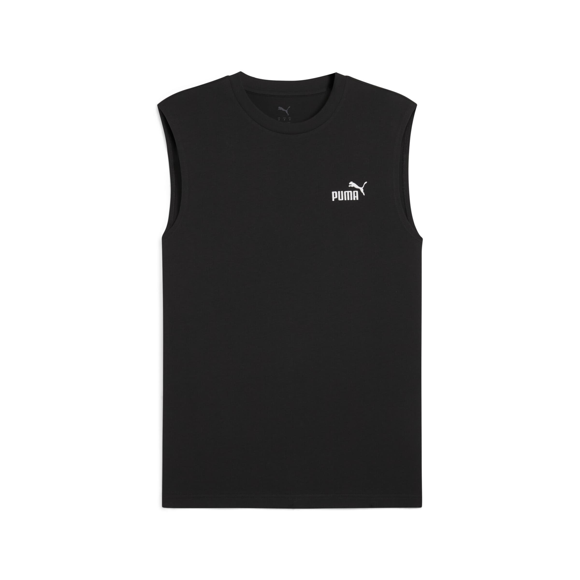 PUMA Top 'Essentials' in Schwarz: Vorderseite