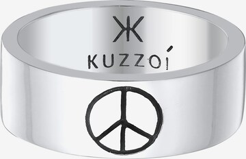 KUZZOI Ring in Zilver: voorkant