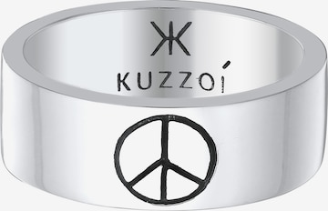 KUZZOI Ring in Silber: predná strana