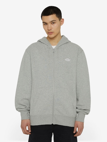 DICKIES Sweatjacke 'SUMMERDALE' in Grau: predná strana