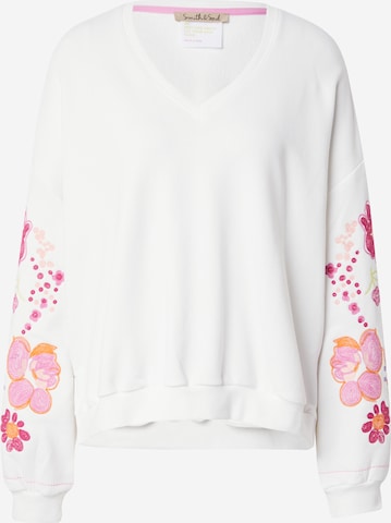 Smith&Soul Sweatshirt in White: front