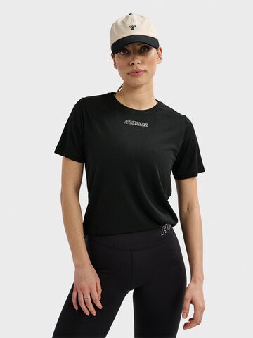 T-shirt fonctionnel 'TOLA' Hummel en noir : devant