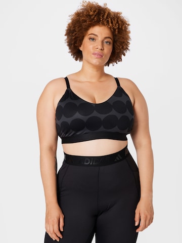 ADIDAS SPORTSWEAR Bustier Sportmelltartók - fekete: elől