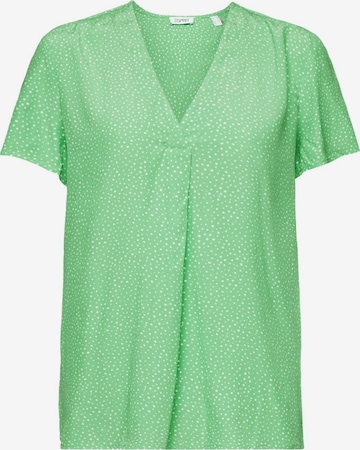 Camicia da donna di ESPRIT in verde: frontale