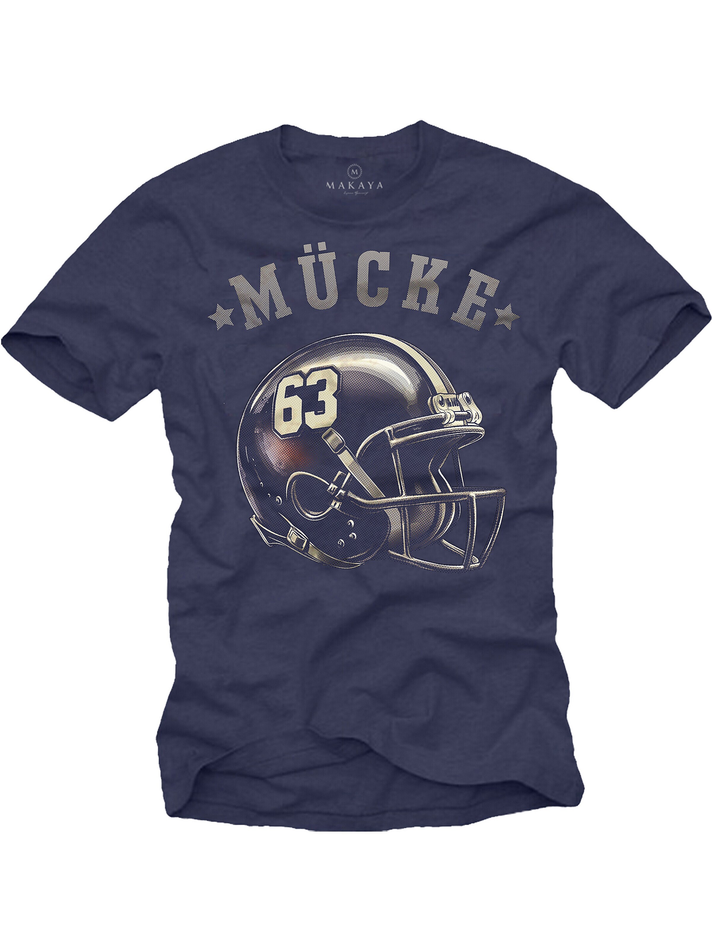 MAKAYA Shirt '63-Helm' in Blue: front