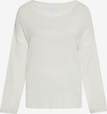 usha WHITE LABEL Pullover in Weiß: predná strana