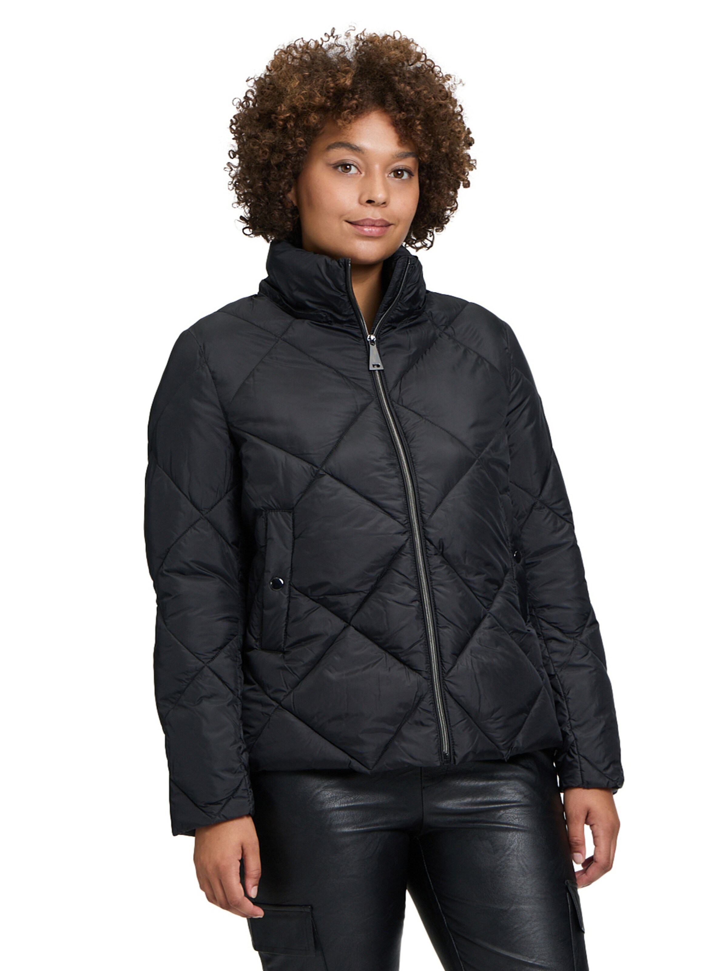 Giacca invernale di Cartoon in nero: frontale