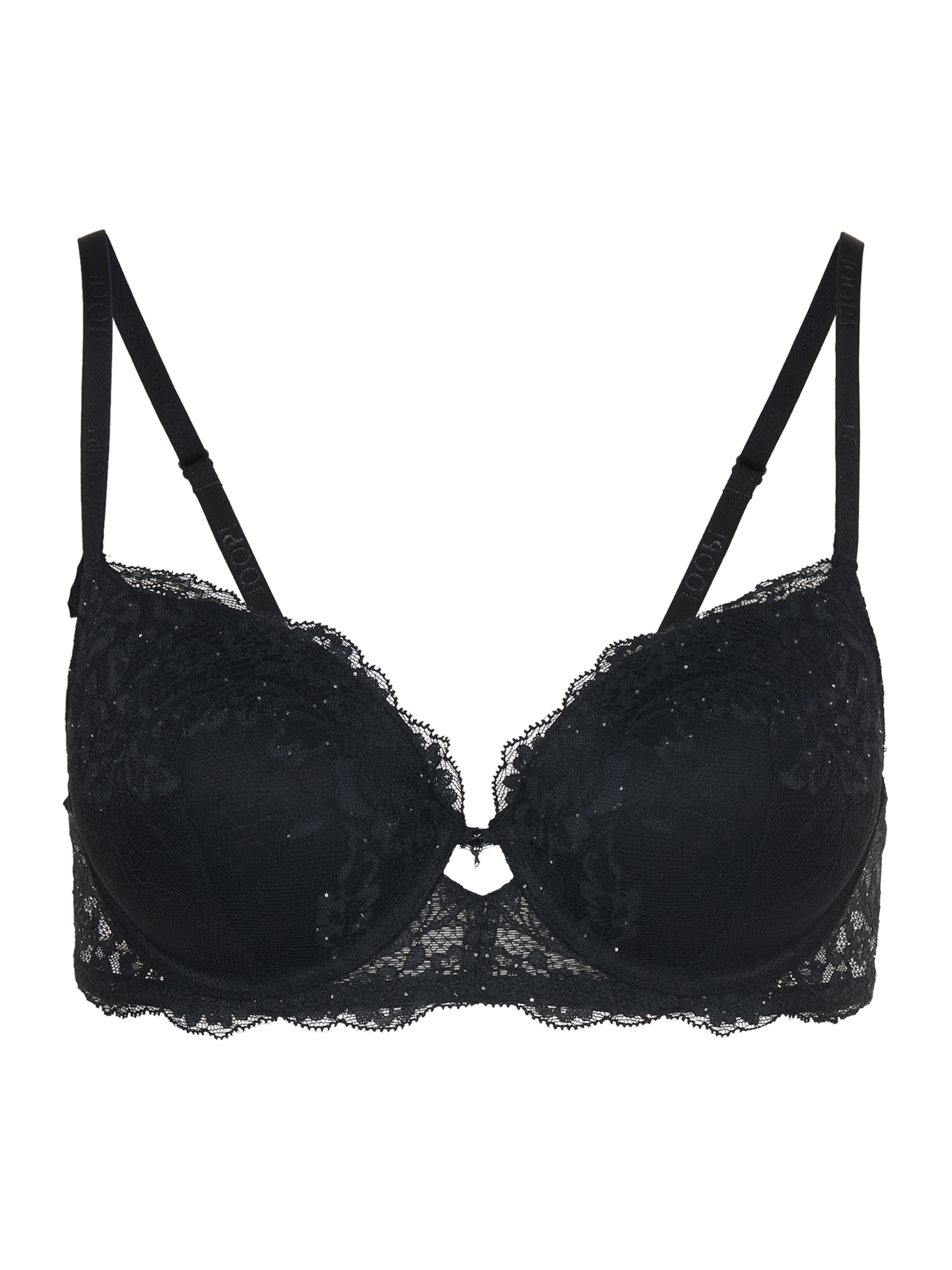 JOOP! T-shirt Bra ' Alluring ' in Black: front