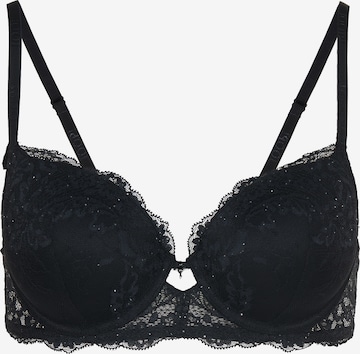 JOOP! - Clásico Sujetador ' Alluring ' en negro: frente