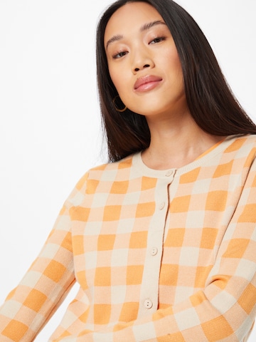 Aware Knit Cardigan 'Udele' in Orange