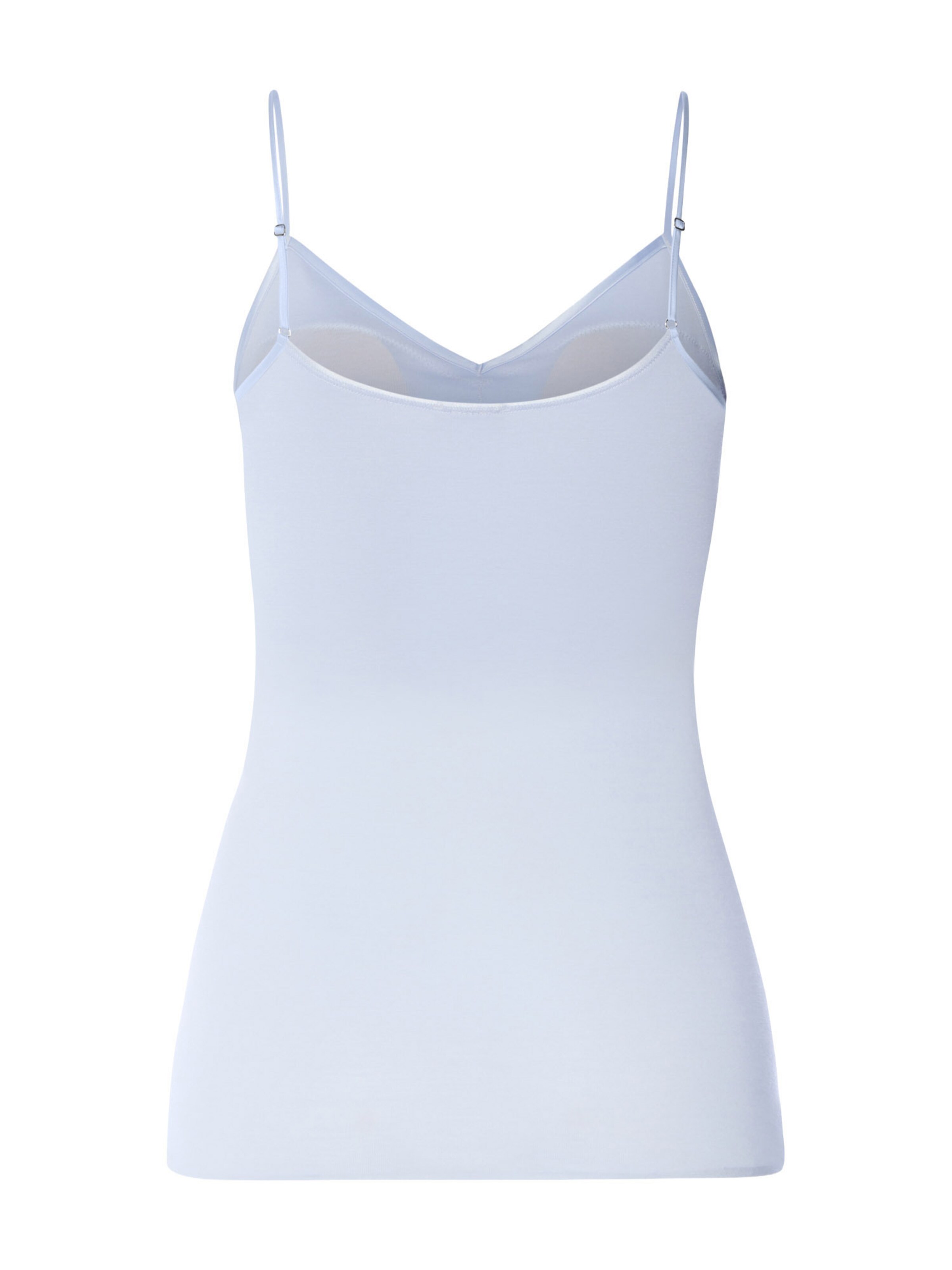 Hanro - Top ' Cotton Seamless Padded ' en azul
