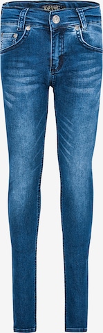 BLUE EFFECT - Skinny Vaquero en azul: frente