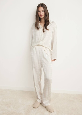 MANGO Schlafshirt 'Samui' in Weiß