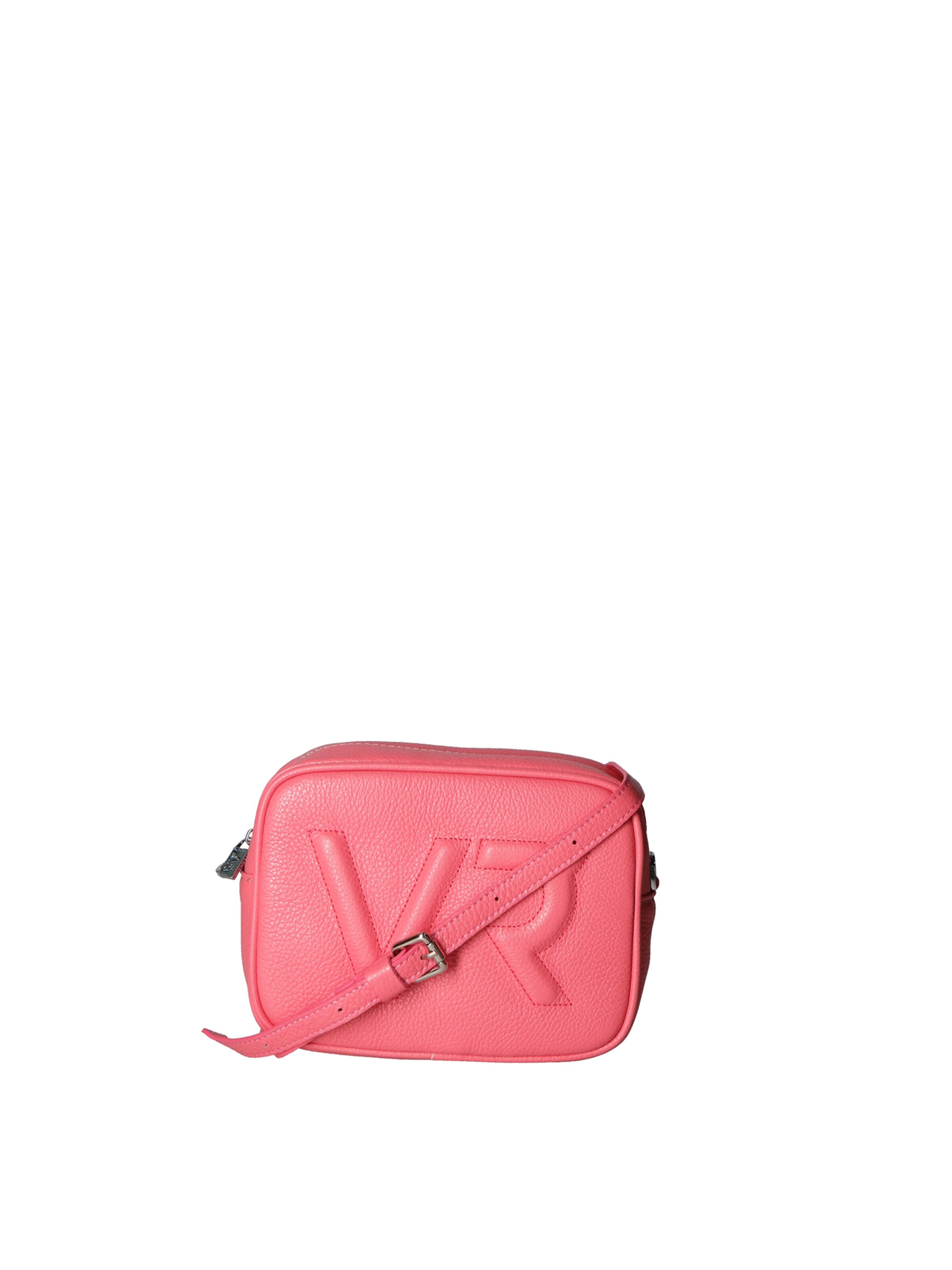 Borsa a tracolla 'Borsa a Tracolla Donna Pelle Virginia Rhinè Zip' di Virginia Rhinè in rosa