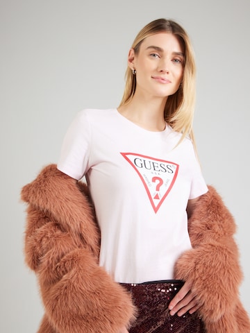 GUESS T-Shirt in Pink: Vorderseite