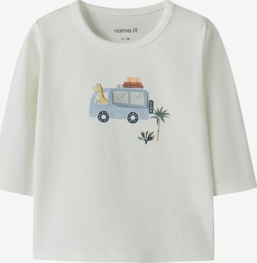 NAME IT Shirt 'NBMHERRO' in Weiß: Vorderseite