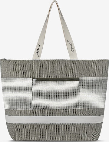 normani Beach Bag 'Baros' in Grey: front