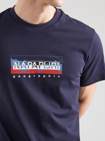 NAPAPIJRI T-Shirt 'SICE' in Blau