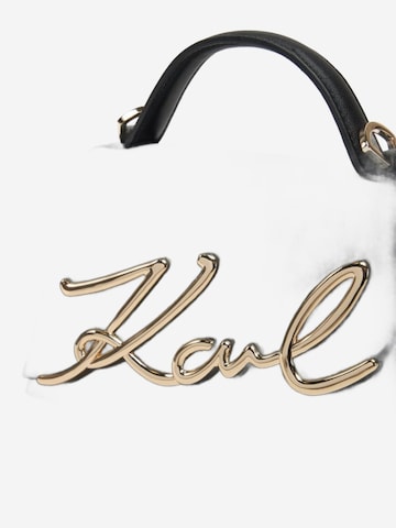 Sacs à main 'Karl Lagerfeld Sac Bandoulière Essentials Noir/Gold' Karl Lagerfeld en noir