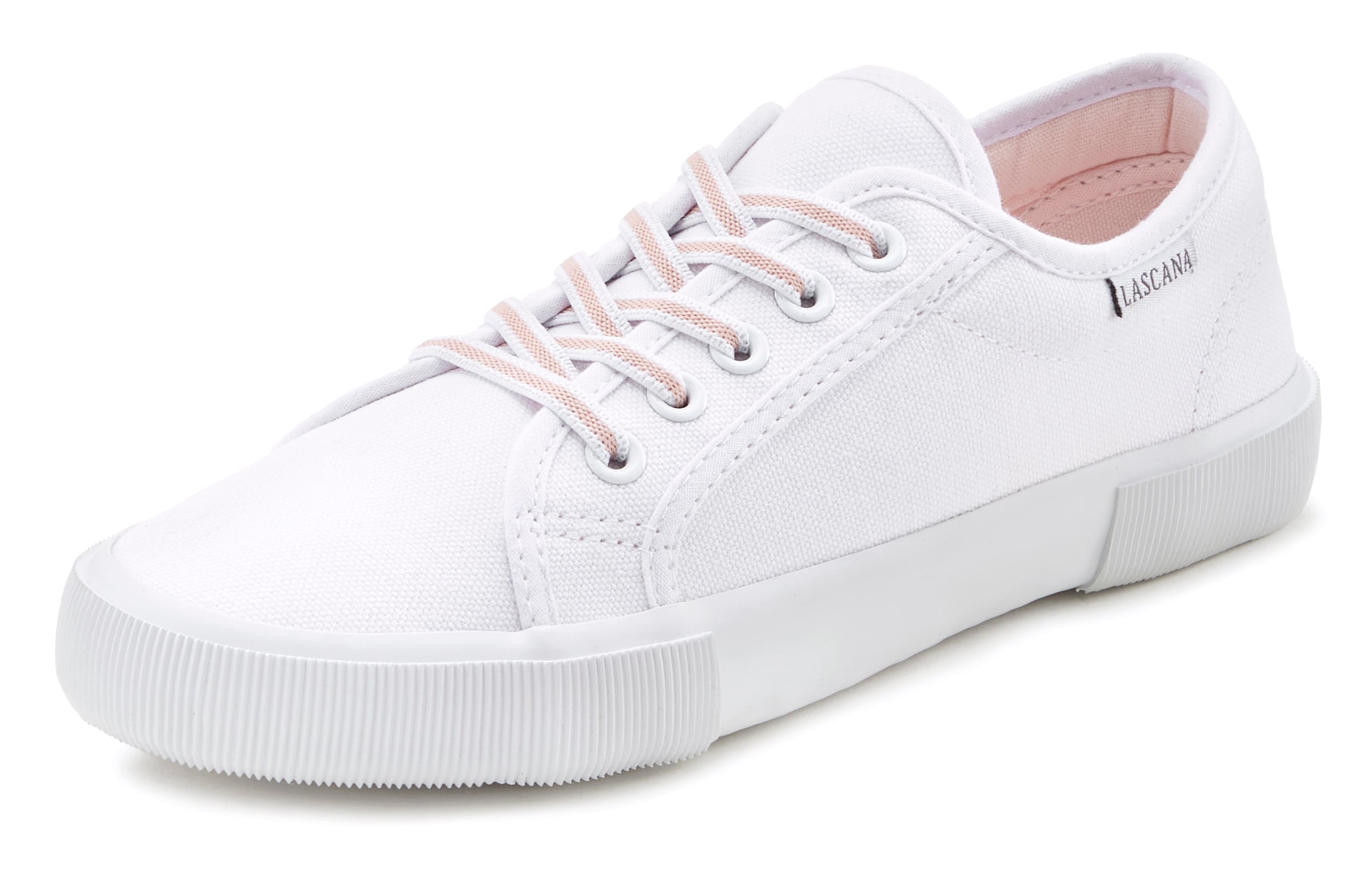 LASCANA Sneakers in White: front