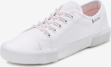 Baskets basses LASCANA en blanc : devant