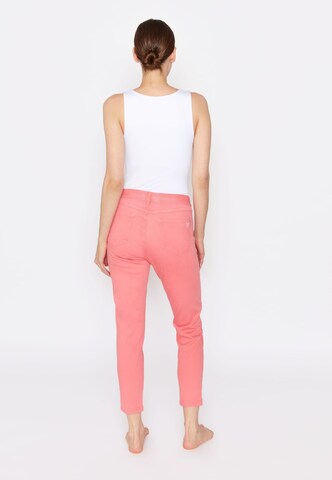 Coupe slim Jean Angels en rose