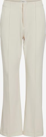 OBJECT Pleat-Front Pants 'IVA LISA' in Beige: front