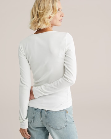 WE Fashion Paita värissä valkoinen