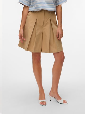 VERO MODA Regular Trousers 'VMRose' in Beige: front