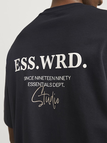 JACK & JONES Shirt 'JJEURBAN EDGE STUDIO' in Zwart