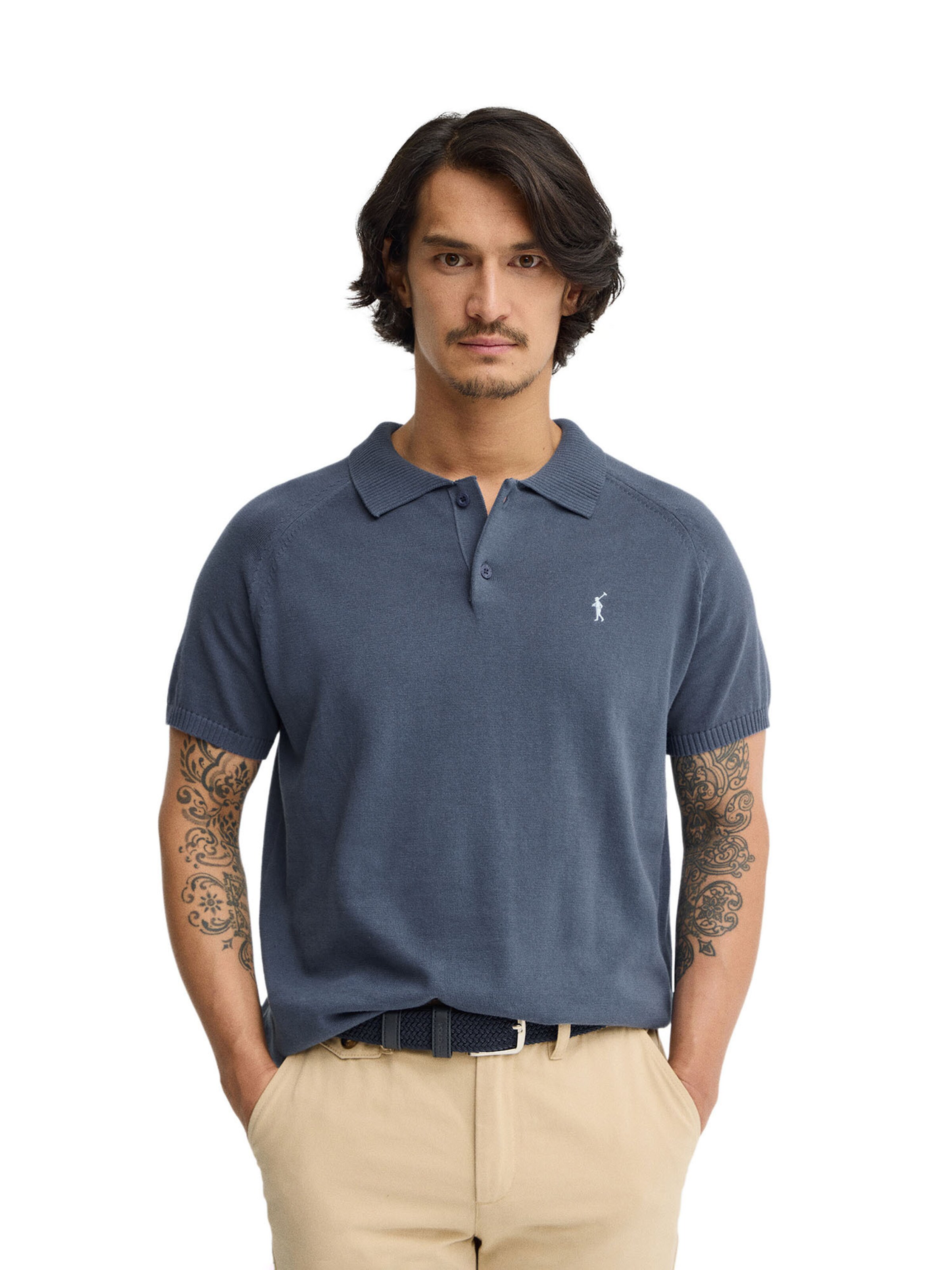 Polo Club Pullover 'Rigby Go' in Blau: Vorderseite