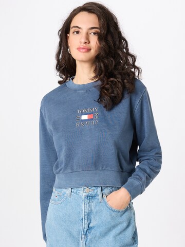 Tommy Jeans Sweatshirt in Blue: front