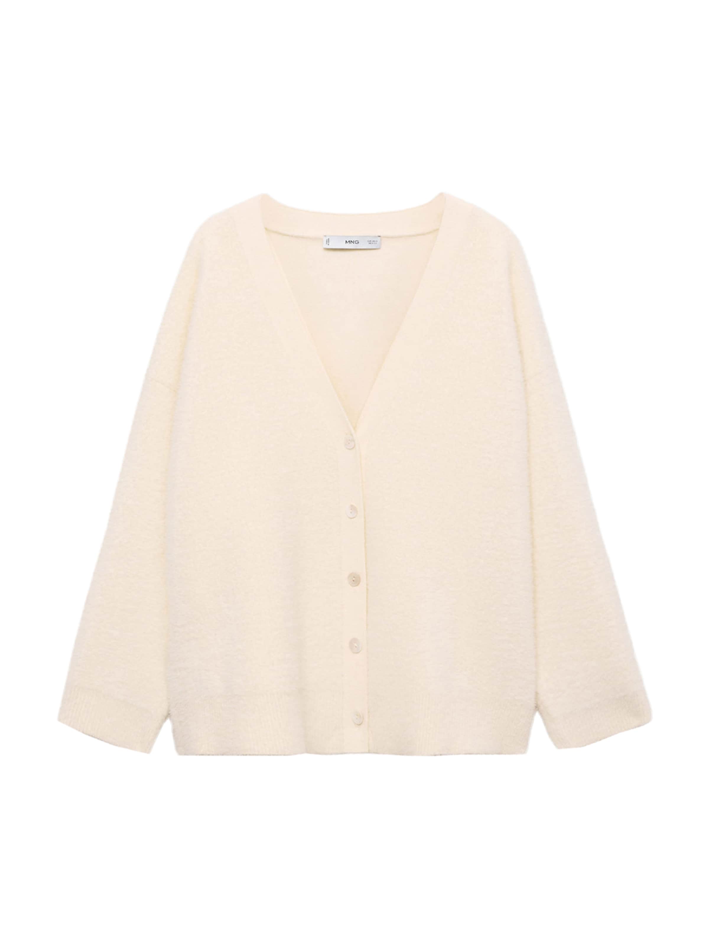 MANGO Kardigan 'Duckie' w kolorze beżowy: przód