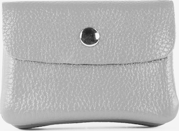lePelou Portemonnaie 'ELISA' in Grau: Vorderseite
