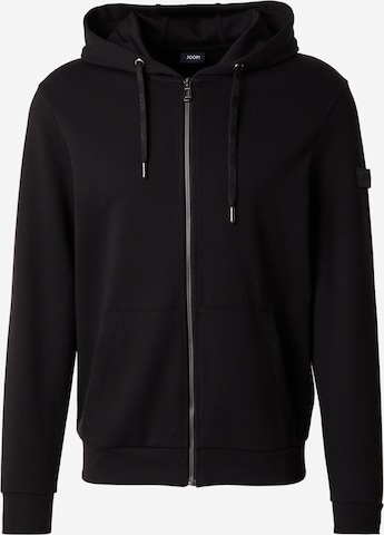 JOOP! Sweat jacket in Black: front