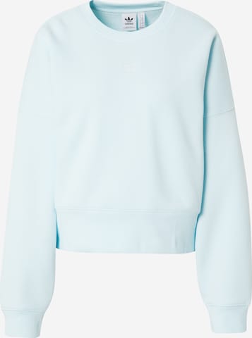 ADIDAS ORIGINALS Sweatshirt 'Adicolor Essentials Fleece' in Blue: front