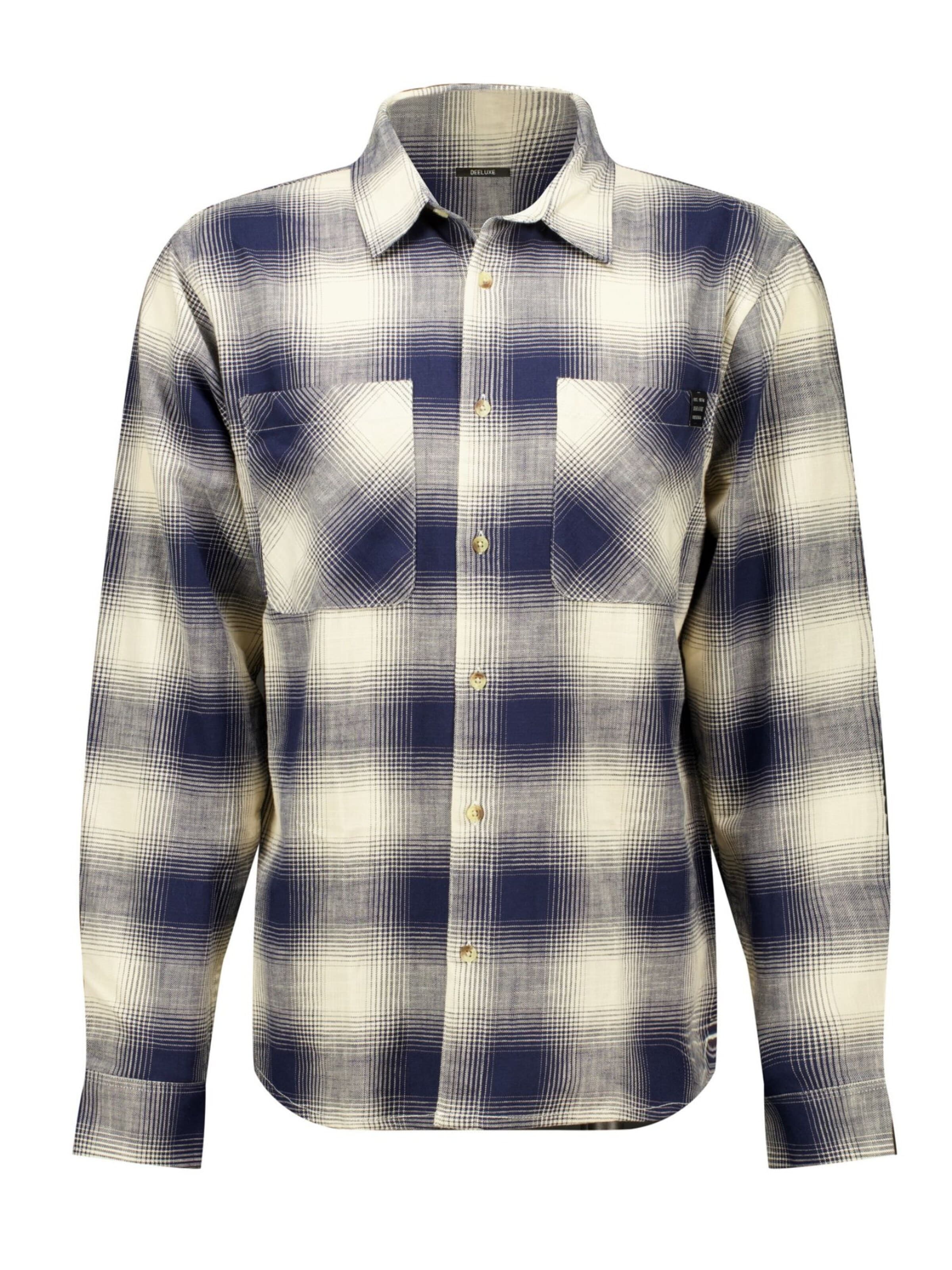 Deeluxe Comfort fit Overhemd in Blauw: voorkant