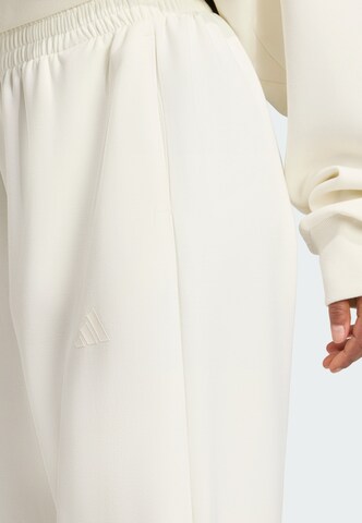 ADIDAS SPORTSWEAR Loosefit Παντελόνι φόρμας 'All Szn' σε λευκό