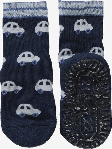 STERNTALER Socks 'Fli Fli Air Autos' in Blue