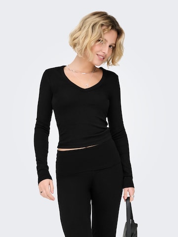 ONLY Μπλουζάκι 'ONLMILA' σε μαύρο: μπροστά