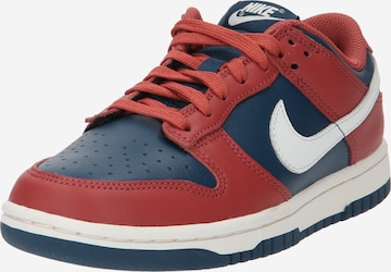 Sneaker bassa 'Dunk' di Nike Sportswear in rosso: frontale