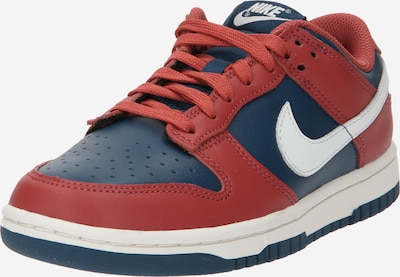 Nike Sportswear Baskets basses 'DUNK LOW' en bleu / rouge, Vue avec produit