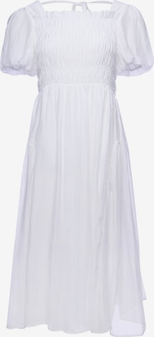 faina - Vestido en blanco: frente
