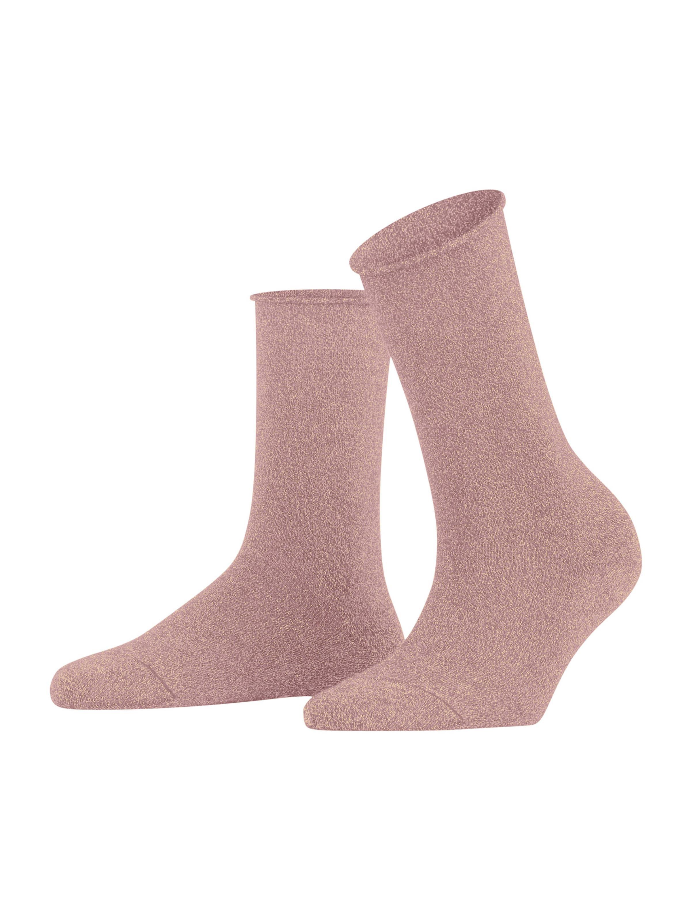 FALKE Socken 'Shiny' in Pink: Vorderseite