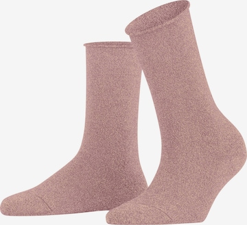 FALKE Socken 'Shiny' in Pink: Vorderseite